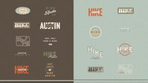 Hike Austin, Austin based design for food and beverage merch design and branding